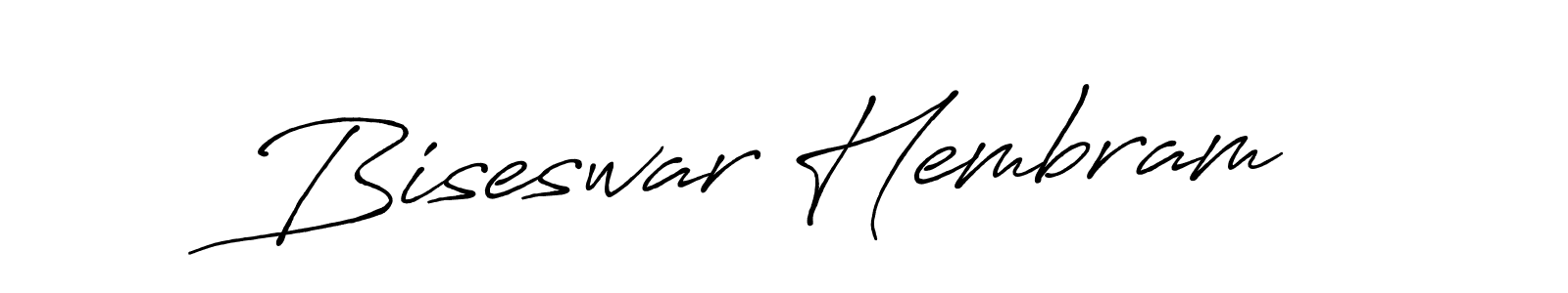 Once you've used our free online signature maker to create your best signature Antro_Vectra_Bolder style, it's time to enjoy all of the benefits that Biseswar Hembram name signing documents. Biseswar Hembram signature style 7 images and pictures png