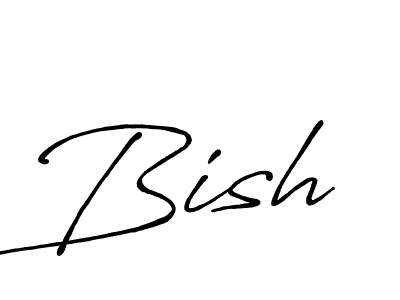 Create a beautiful signature design for name Bish. With this signature (Antro_Vectra_Bolder) fonts, you can make a handwritten signature for free. Bish signature style 7 images and pictures png