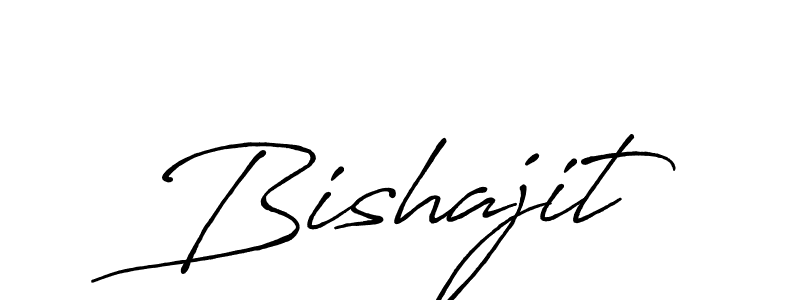 Design your own signature with our free online signature maker. With this signature software, you can create a handwritten (Antro_Vectra_Bolder) signature for name Bishajit. Bishajit signature style 7 images and pictures png