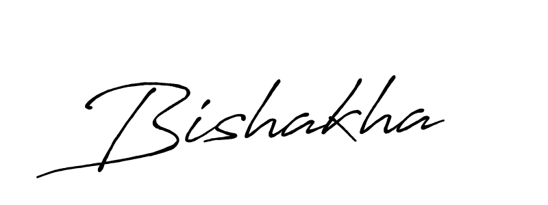 Similarly Antro_Vectra_Bolder is the best handwritten signature design. Signature creator online .You can use it as an online autograph creator for name Bishakha. Bishakha signature style 7 images and pictures png
