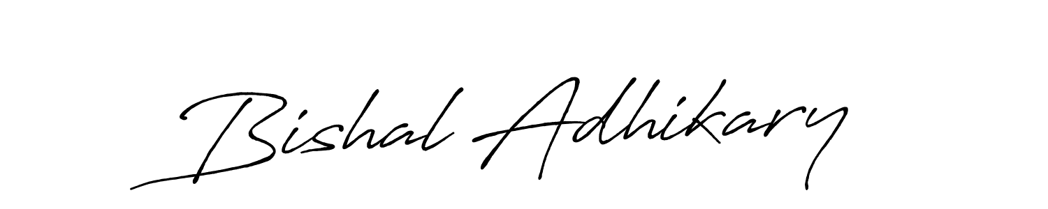 Similarly Antro_Vectra_Bolder is the best handwritten signature design. Signature creator online .You can use it as an online autograph creator for name Bishal Adhikary. Bishal Adhikary signature style 7 images and pictures png