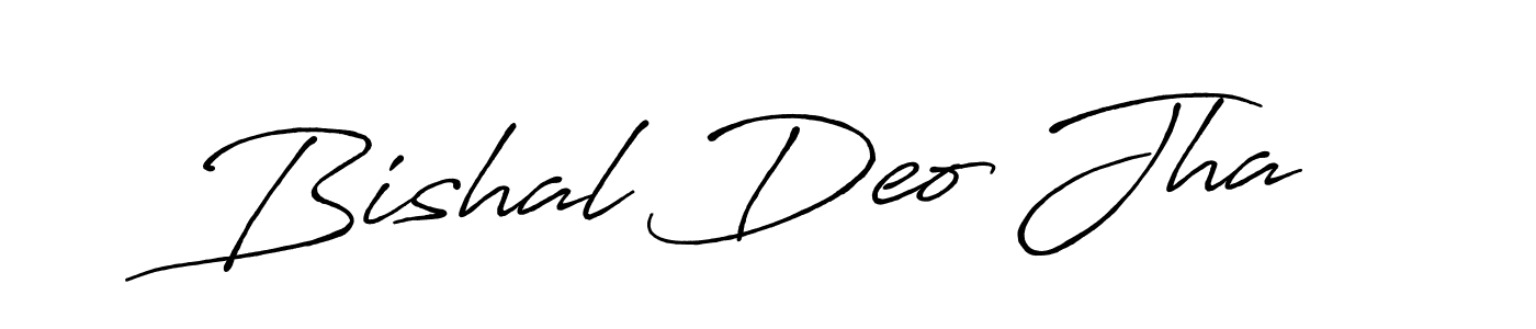 It looks lik you need a new signature style for name Bishal Deo Jha. Design unique handwritten (Antro_Vectra_Bolder) signature with our free signature maker in just a few clicks. Bishal Deo Jha signature style 7 images and pictures png