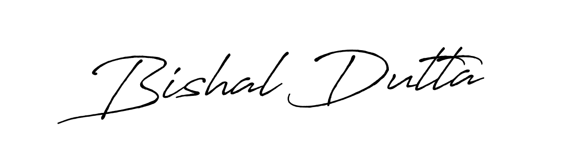 How to make Bishal Dutta signature? Antro_Vectra_Bolder is a professional autograph style. Create handwritten signature for Bishal Dutta name. Bishal Dutta signature style 7 images and pictures png