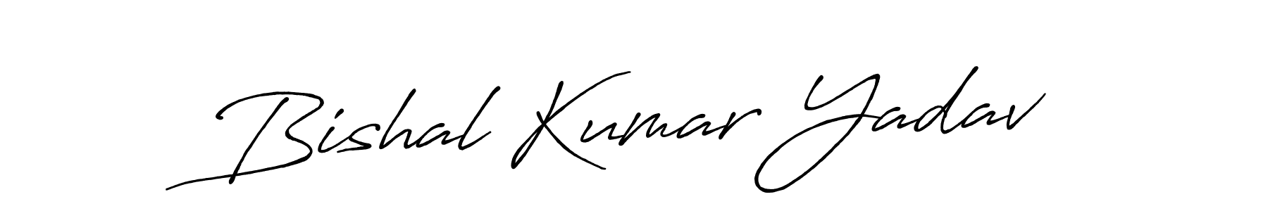 Bishal Kumar Yadav stylish signature style. Best Handwritten Sign (Antro_Vectra_Bolder) for my name. Handwritten Signature Collection Ideas for my name Bishal Kumar Yadav. Bishal Kumar Yadav signature style 7 images and pictures png