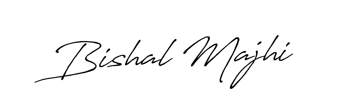 Make a beautiful signature design for name Bishal Majhi. With this signature (Antro_Vectra_Bolder) style, you can create a handwritten signature for free. Bishal Majhi signature style 7 images and pictures png