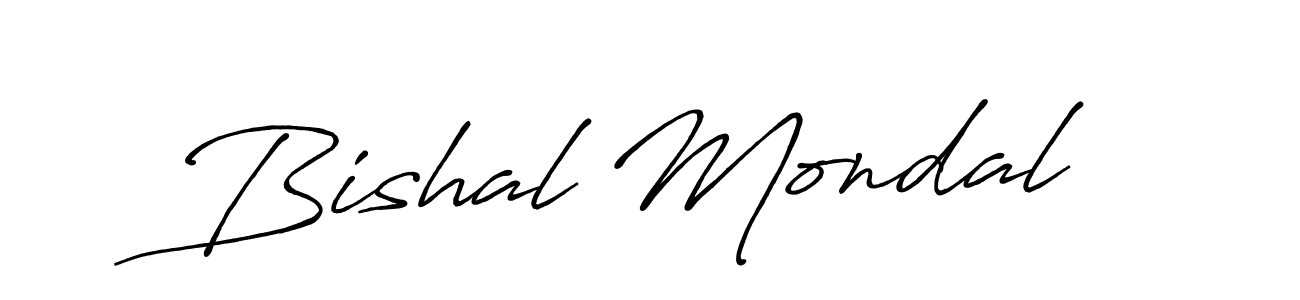 Also we have Bishal Mondal name is the best signature style. Create professional handwritten signature collection using Antro_Vectra_Bolder autograph style. Bishal Mondal signature style 7 images and pictures png