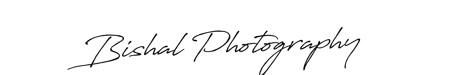 How to make Bishal Photography signature? Antro_Vectra_Bolder is a professional autograph style. Create handwritten signature for Bishal Photography name. Bishal Photography signature style 7 images and pictures png