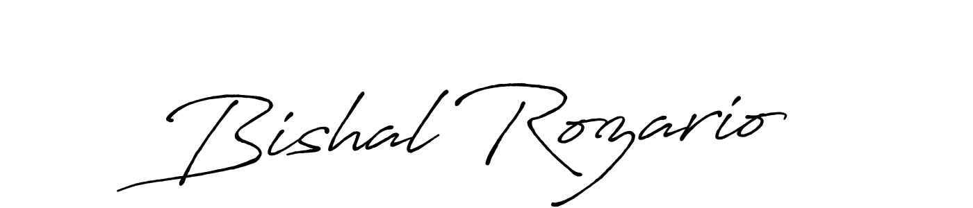 Also we have Bishal Rozario name is the best signature style. Create professional handwritten signature collection using Antro_Vectra_Bolder autograph style. Bishal Rozario signature style 7 images and pictures png