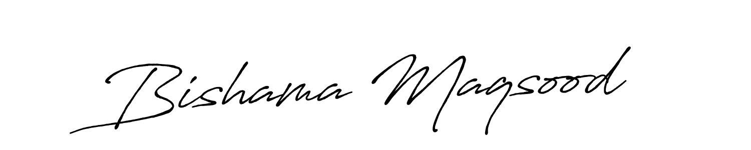 Once you've used our free online signature maker to create your best signature Antro_Vectra_Bolder style, it's time to enjoy all of the benefits that Bishama Maqsood name signing documents. Bishama Maqsood signature style 7 images and pictures png