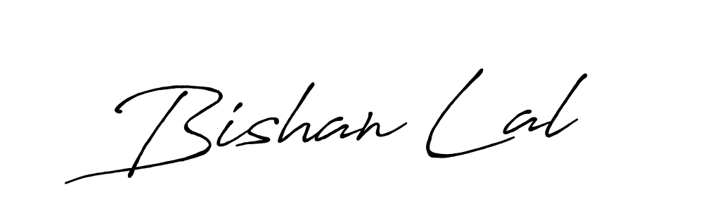 Use a signature maker to create a handwritten signature online. With this signature software, you can design (Antro_Vectra_Bolder) your own signature for name Bishan Lal. Bishan Lal signature style 7 images and pictures png
