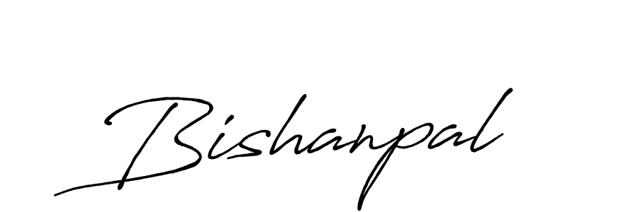 Make a beautiful signature design for name Bishanpal. With this signature (Antro_Vectra_Bolder) style, you can create a handwritten signature for free. Bishanpal signature style 7 images and pictures png