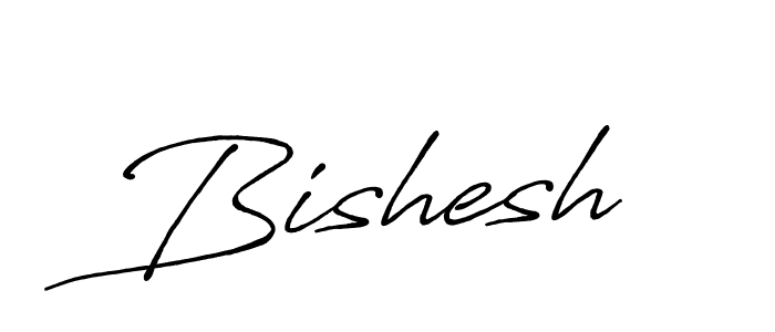 The best way (Antro_Vectra_Bolder) to make a short signature is to pick only two or three words in your name. The name Bishesh include a total of six letters. For converting this name. Bishesh signature style 7 images and pictures png