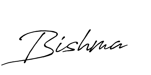 Create a beautiful signature design for name Bishma. With this signature (Antro_Vectra_Bolder) fonts, you can make a handwritten signature for free. Bishma signature style 7 images and pictures png