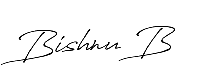 It looks lik you need a new signature style for name Bishnu B. Design unique handwritten (Antro_Vectra_Bolder) signature with our free signature maker in just a few clicks. Bishnu B signature style 7 images and pictures png