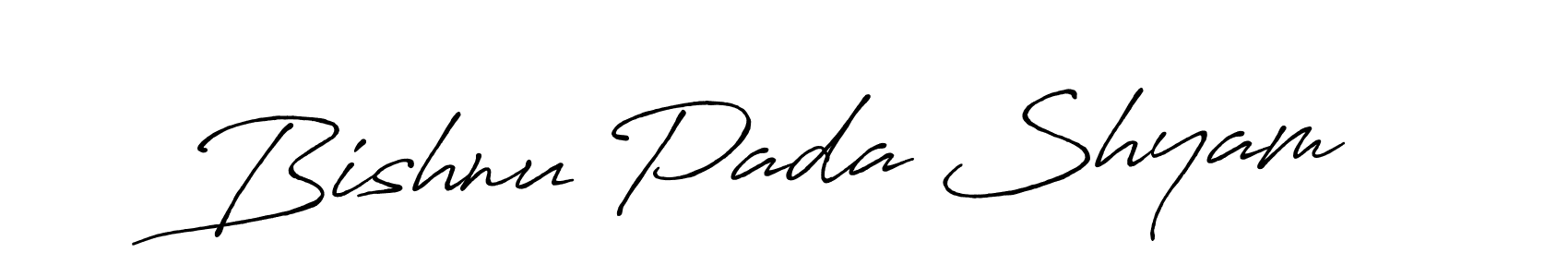 How to make Bishnu Pada Shyam signature? Antro_Vectra_Bolder is a professional autograph style. Create handwritten signature for Bishnu Pada Shyam name. Bishnu Pada Shyam signature style 7 images and pictures png