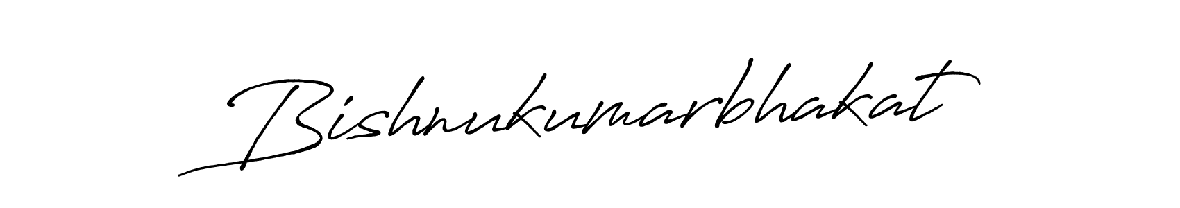 Create a beautiful signature design for name Bishnukumarbhakat. With this signature (Antro_Vectra_Bolder) fonts, you can make a handwritten signature for free. Bishnukumarbhakat signature style 7 images and pictures png