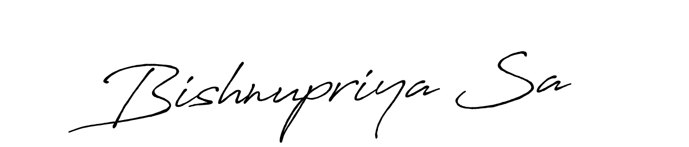 This is the best signature style for the Bishnupriya Sa name. Also you like these signature font (Antro_Vectra_Bolder). Mix name signature. Bishnupriya Sa signature style 7 images and pictures png