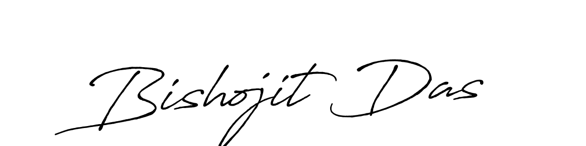 Make a beautiful signature design for name Bishojit Das. With this signature (Antro_Vectra_Bolder) style, you can create a handwritten signature for free. Bishojit Das signature style 7 images and pictures png