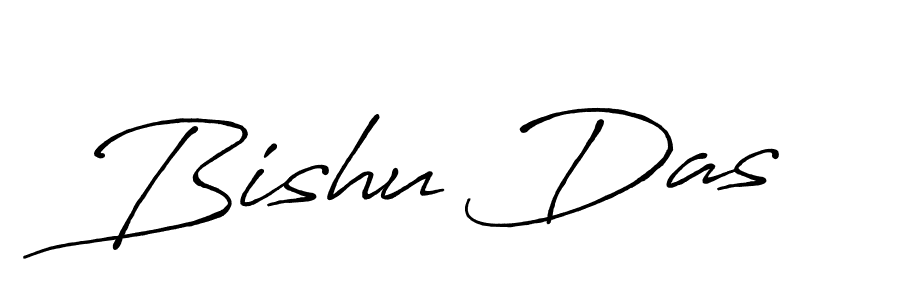 How to make Bishu Das name signature. Use Antro_Vectra_Bolder style for creating short signs online. This is the latest handwritten sign. Bishu Das signature style 7 images and pictures png