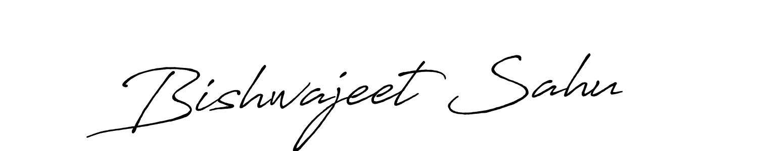 How to make Bishwajeet Sahu signature? Antro_Vectra_Bolder is a professional autograph style. Create handwritten signature for Bishwajeet Sahu name. Bishwajeet Sahu signature style 7 images and pictures png
