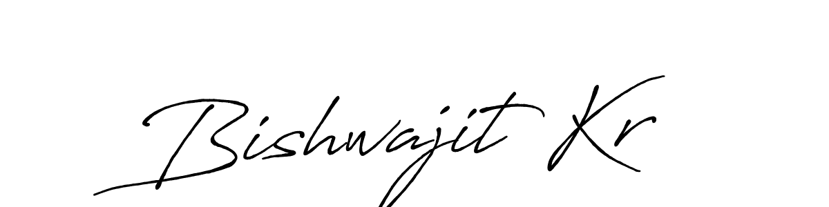 You should practise on your own different ways (Antro_Vectra_Bolder) to write your name (Bishwajit Kr) in signature. don't let someone else do it for you. Bishwajit Kr signature style 7 images and pictures png