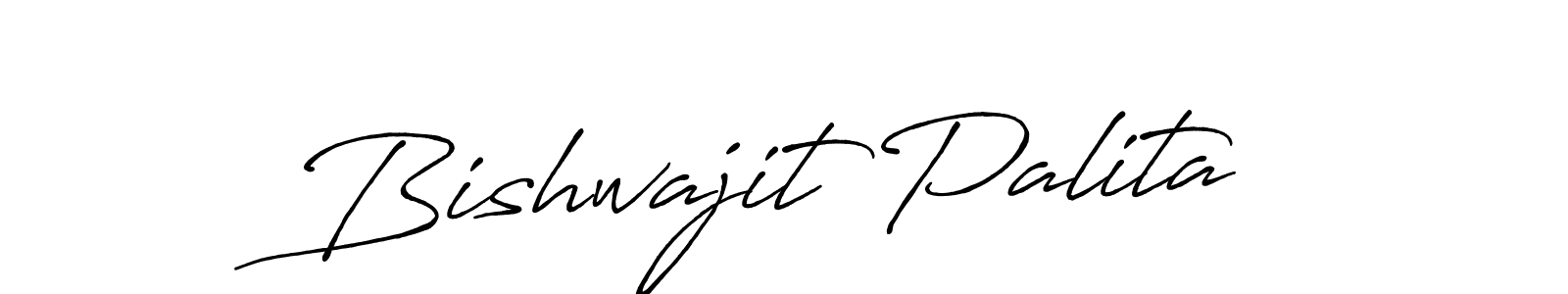 Also we have Bishwajit Palita name is the best signature style. Create professional handwritten signature collection using Antro_Vectra_Bolder autograph style. Bishwajit Palita signature style 7 images and pictures png