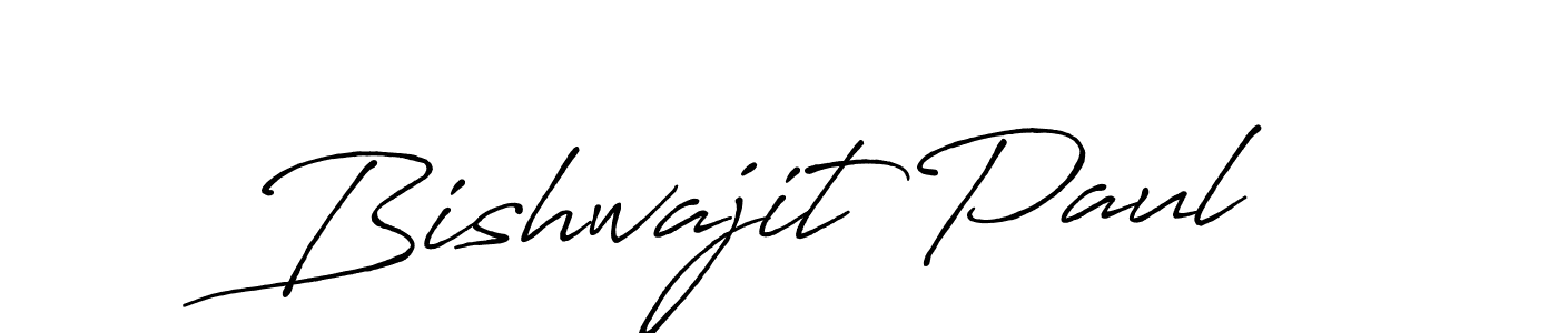 How to make Bishwajit Paul signature? Antro_Vectra_Bolder is a professional autograph style. Create handwritten signature for Bishwajit Paul name. Bishwajit Paul signature style 7 images and pictures png