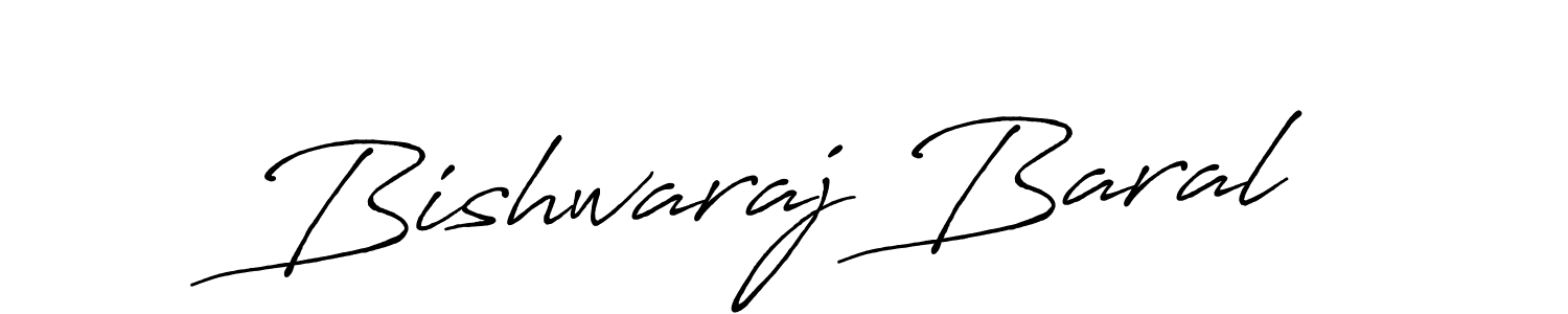 It looks lik you need a new signature style for name Bishwaraj Baral. Design unique handwritten (Antro_Vectra_Bolder) signature with our free signature maker in just a few clicks. Bishwaraj Baral signature style 7 images and pictures png