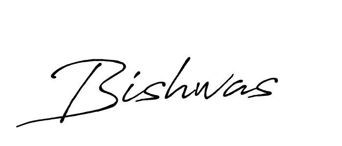 How to make Bishwas signature? Antro_Vectra_Bolder is a professional autograph style. Create handwritten signature for Bishwas name. Bishwas signature style 7 images and pictures png