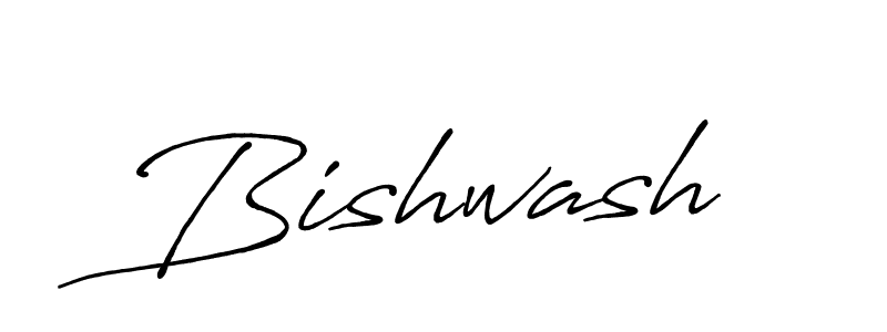 Also we have Bishwash name is the best signature style. Create professional handwritten signature collection using Antro_Vectra_Bolder autograph style. Bishwash signature style 7 images and pictures png