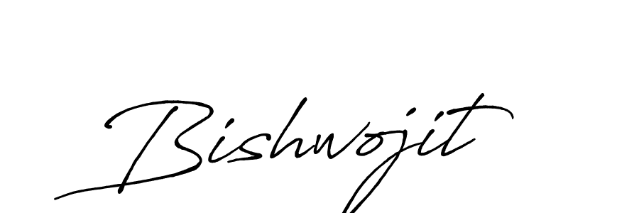 Make a beautiful signature design for name Bishwojit. With this signature (Antro_Vectra_Bolder) style, you can create a handwritten signature for free. Bishwojit signature style 7 images and pictures png