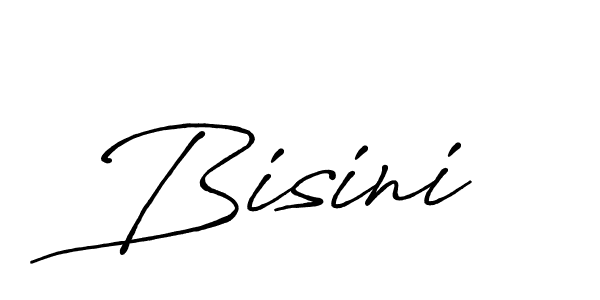 How to make Bisini signature? Antro_Vectra_Bolder is a professional autograph style. Create handwritten signature for Bisini name. Bisini signature style 7 images and pictures png