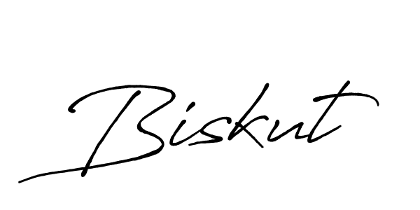Design your own signature with our free online signature maker. With this signature software, you can create a handwritten (Antro_Vectra_Bolder) signature for name Biskut. Biskut signature style 7 images and pictures png