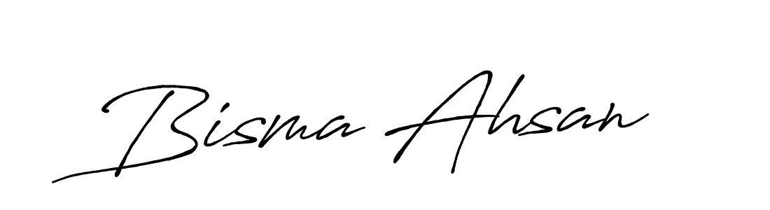 Here are the top 10 professional signature styles for the name Bisma Ahsan. These are the best autograph styles you can use for your name. Bisma Ahsan signature style 7 images and pictures png