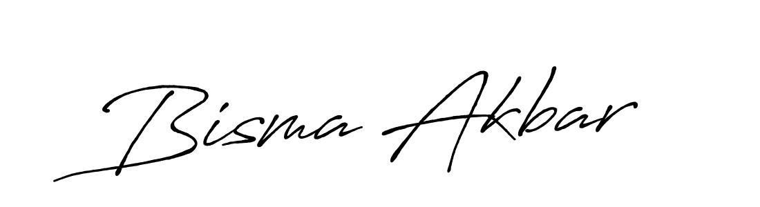 You should practise on your own different ways (Antro_Vectra_Bolder) to write your name (Bisma Akbar) in signature. don't let someone else do it for you. Bisma Akbar signature style 7 images and pictures png