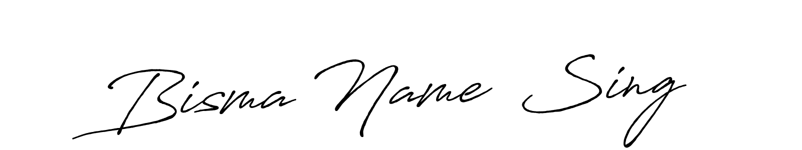Check out images of Autograph of Bisma Name  Sing name. Actor Bisma Name  Sing Signature Style. Antro_Vectra_Bolder is a professional sign style online. Bisma Name  Sing signature style 7 images and pictures png