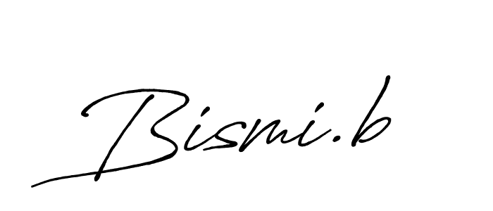 How to make Bismi.b name signature. Use Antro_Vectra_Bolder style for creating short signs online. This is the latest handwritten sign. Bismi.b signature style 7 images and pictures png