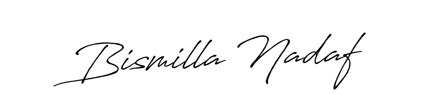 You can use this online signature creator to create a handwritten signature for the name Bismilla Nadaf. This is the best online autograph maker. Bismilla Nadaf signature style 7 images and pictures png