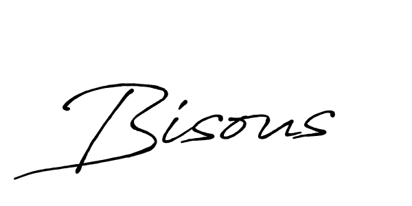Similarly Antro_Vectra_Bolder is the best handwritten signature design. Signature creator online .You can use it as an online autograph creator for name Bisous. Bisous signature style 7 images and pictures png