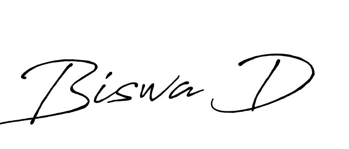 Create a beautiful signature design for name Biswa D. With this signature (Antro_Vectra_Bolder) fonts, you can make a handwritten signature for free. Biswa D signature style 7 images and pictures png