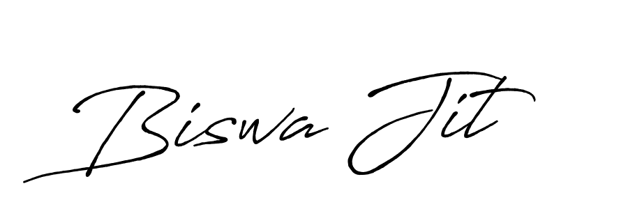 How to make Biswa Jit name signature. Use Antro_Vectra_Bolder style for creating short signs online. This is the latest handwritten sign. Biswa Jit signature style 7 images and pictures png