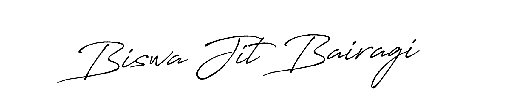 Antro_Vectra_Bolder is a professional signature style that is perfect for those who want to add a touch of class to their signature. It is also a great choice for those who want to make their signature more unique. Get Biswa Jit Bairagi name to fancy signature for free. Biswa Jit Bairagi signature style 7 images and pictures png