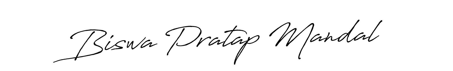 Use a signature maker to create a handwritten signature online. With this signature software, you can design (Antro_Vectra_Bolder) your own signature for name Biswa Pratap Mandal. Biswa Pratap Mandal signature style 7 images and pictures png