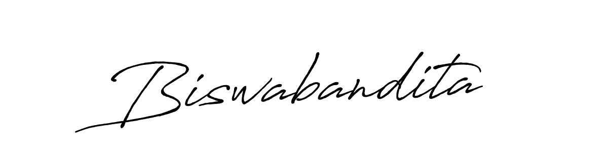 Create a beautiful signature design for name Biswabandita. With this signature (Antro_Vectra_Bolder) fonts, you can make a handwritten signature for free. Biswabandita signature style 7 images and pictures png