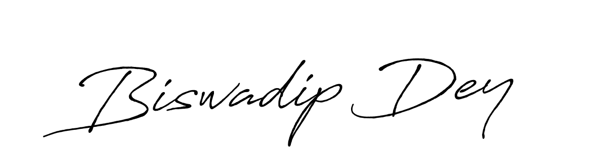 How to make Biswadip Dey name signature. Use Antro_Vectra_Bolder style for creating short signs online. This is the latest handwritten sign. Biswadip Dey signature style 7 images and pictures png