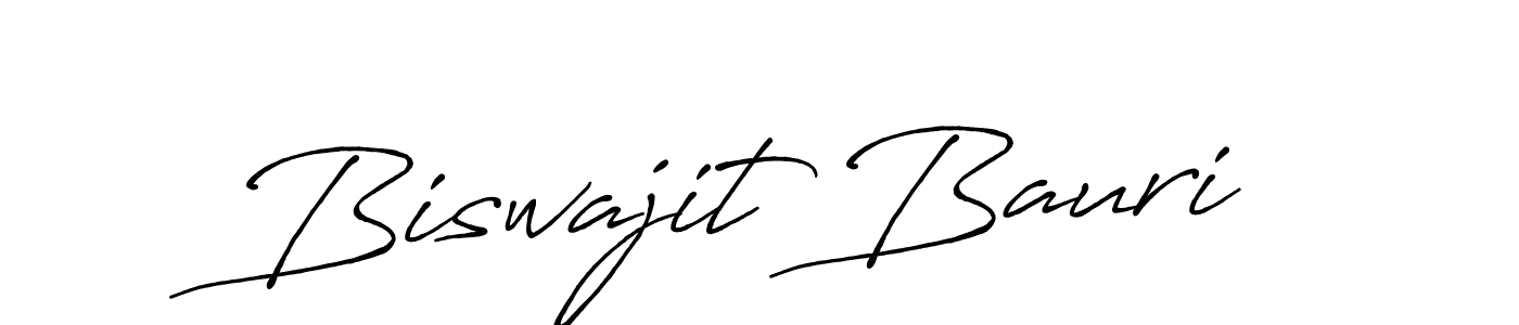 Make a beautiful signature design for name Biswajit Bauri. With this signature (Antro_Vectra_Bolder) style, you can create a handwritten signature for free. Biswajit Bauri signature style 7 images and pictures png