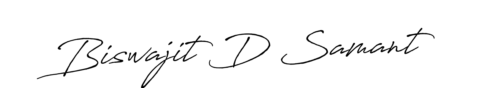 Biswajit D Samant stylish signature style. Best Handwritten Sign (Antro_Vectra_Bolder) for my name. Handwritten Signature Collection Ideas for my name Biswajit D Samant. Biswajit D Samant signature style 7 images and pictures png