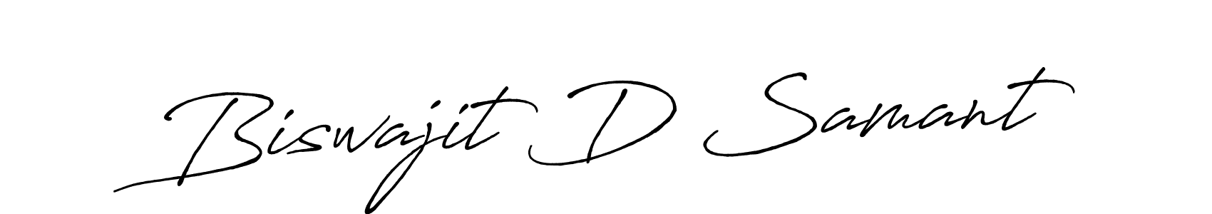 Biswajit D Samant stylish signature style. Best Handwritten Sign (Antro_Vectra_Bolder) for my name. Handwritten Signature Collection Ideas for my name Biswajit D Samant. Biswajit D Samant signature style 7 images and pictures png