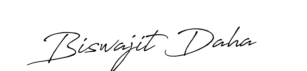 Design your own signature with our free online signature maker. With this signature software, you can create a handwritten (Antro_Vectra_Bolder) signature for name Biswajit Daha. Biswajit Daha signature style 7 images and pictures png