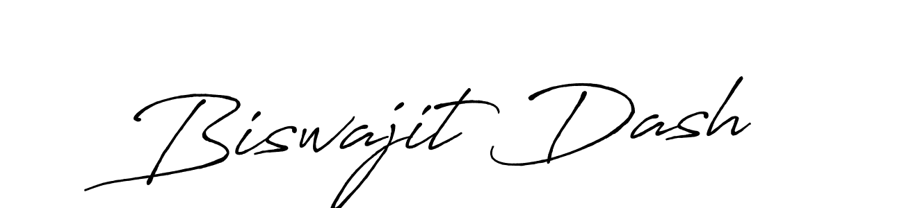 Make a beautiful signature design for name Biswajit Dash. With this signature (Antro_Vectra_Bolder) style, you can create a handwritten signature for free. Biswajit Dash signature style 7 images and pictures png